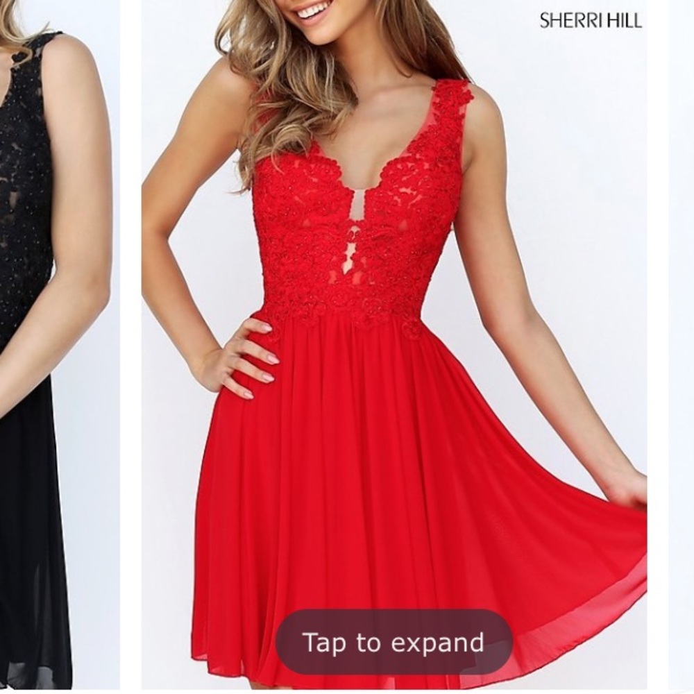 Sherri Hill size 2 red dress